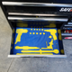 I used a plunge router after tracing, then tested until it fit.